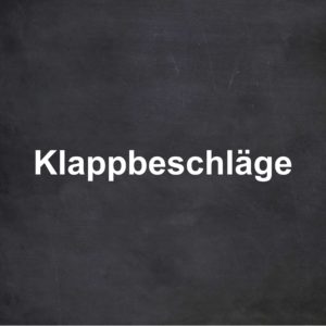 Klappbeschläge