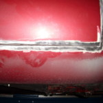 Freilegen der Kanten zur Spaltmaßkontrolle Freilegen der Kanten zur Spaltmaßkontrolle